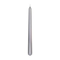 Price's Venetian Silver Wrapped Dinner Candles 25cm (Pack of 10) Extra Image 1 Preview